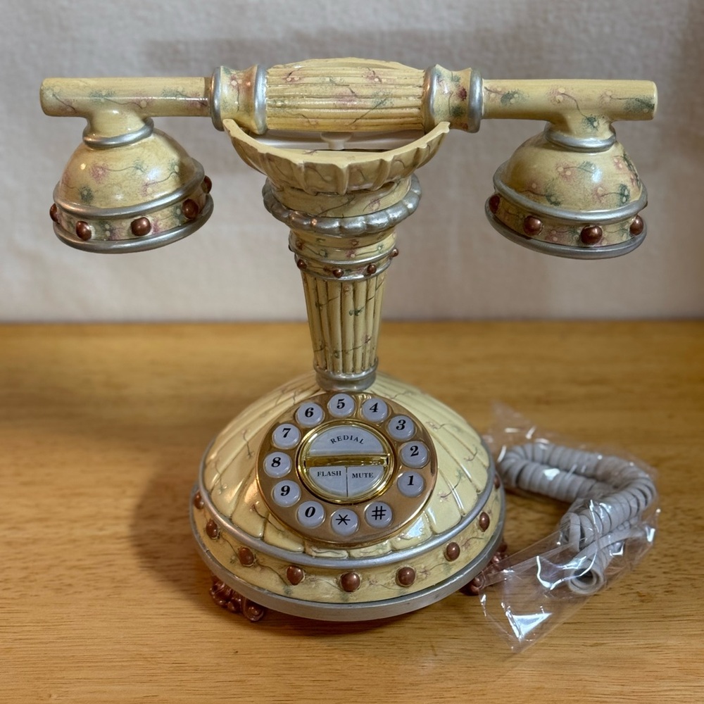 Vintage-Style Handset Telephone Old Fashioned Rotary Dial Phone Item #75005 ☎️